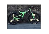 Mountainbike 21 Speed ​​ u200b u200bUnisex Dual Suspension Mountainbike High-Carbon Stahl 24 Zoll 26 Zoll Integral Rad Doppelscheibenbremse Student
