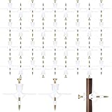 CHAOTEMAI Rigipsdübel 100 Stücke 50mm Cavity Dowels Gipskartondübel Plasterboard Dowels with Screws Hohlraumdübel Wall Plugs Self Drilling Plasterboard Dowels Drywall Dowels (Flugzeugtyp)