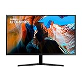 Samsung UHD Monitor U32J590UQP, 32 Zoll, VA-Panel, 4K UHD-Auflösung, AMD FreeSync, Reaktionszeit 4 ms, Bildwiederholrate 60 Hz, Dunkelblau-Grau