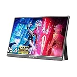 ZKALQECNF Portable Monitor 15,6-Zoll-IPS-144-Hz-Handy-Außenbildschirm Laptop-Erweiterungsbildschirm Gaming-Maschine-Unterbildschirm Multifunktions-Unterbildschirm Monitore