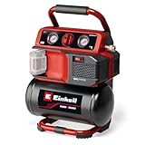 Einhell Akku-Kompressor TE-AC 18/75 Li OF-Solo Power X-Change (18 V, max. 8 bar, 5 l Tank, 75 l/min Ansaugleistung, 2 Manometer, ölfrei, ohne Akku)