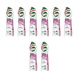 8x Viss Cleanboost Scheuermilch Frühlingsblüten effektives Reinigungsmittel 100% kraftvoll gegen Fett und Schmutz mit 100% natürlichen Reinigungspartikeln 500 ml