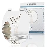 SCHÜTTE WC-Sitz Holzkern HG BALANCE, Hochglanz Toilettensitz mit Absenkautomatik, passend für alle handelsüblichen WC-Becken, maximale Belastung der Klobrille 175 kg, Motiv BALANCE 80522