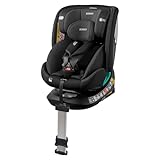 XOMAX G409 Kindersitz drehbar 360°, Standfuß, ISOFIX I mitwachsend I 0-36 kg, 0-12 Jahre, Gruppe 0+/1/2/3, 5-Punkt-Gurt, 3-Punkt-Gurt I Bezug waschbar I ECE R129