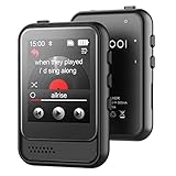 MP3-Player mit Bluetooth, tragbarer Musikplayer mit Touchscreen, Lautsprecher und Micro-SD-Kartenslot, MP3-Player mit FM-Radio, Diktiergerät, Kopfhörer, für Kinder und Outdoor, max. 256 GB erweiterbar