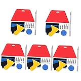 UKCOCO 5 Sätze Tapeten-sticker-tool Auto Kfz-werkzeuge Tapetenglätter-kit Tapetenwerkzeuge Zum Abziehen Und Aufkleben Werkzeug Zum Glätten Von Tapeten Tapetenglätter-tools Tapeten-kit Pvc