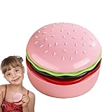 Elektrischer Handwärmer, wiederaufladbarer Handwärmer, elektrischer USB-Handwärmer, tragbar, in Form eines Hamburgers, 1200 mAh, für Camping im Freien, Angeln, Jagd, Golf