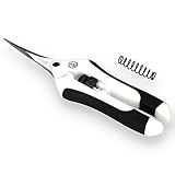 FYTO Snip Curved Pro • Leichte und präzise Trimm- und Ernteschere • Gebogene Klingen • Rostfreier Edelstahl • inkl. Ersatzfeder • 67g • 16,7cm