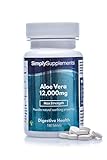 Aloe Vera 12.000mg - Geeignet für Veganer - 180 Tabletten - SimplySupplements