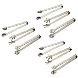 Vocdikficy Zuckerzange, Würfelzange, Hochzeits-Kaffee- und Vorspeisenzange, Multifunktionale Küchenzange für Lebensmittel