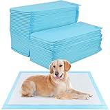 YSWOVUO 50 Stück Trainingspads für Hunde und Welpen, 60 x 90cm Welpen Unterlagen, Inkontinenzunterlage Einweg für Hunde, Welpenunterlagen Auslaufsicheres 5-lagiges Design, Urin Unterlage Hund