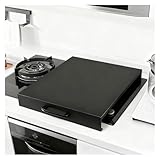 Herdabdeckungen aus Stahl für Gasbrenner Herdabdeckplatte Herdabdeckung Wärmeisolierung für die Zubereitung von Mahlzeiten und das Schneiden von Gemüse(40x48x9cm/15.75x18.90x3.54in)