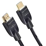 Amazon Basics 4K HDMI-Kabel, 18 Gbit/s Highspeed mit Ethernet, 4K@60Hz, 2160p, 1.8 m, Schwarz