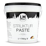 LM Strukturpaste fein 1,7 kg | Texture Paste | für Acrylmalerei & Leinwand | Spachtelmasse Acryl | Impasto | Flächenspachtelmasse | Spachtel