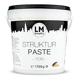 LM Strukturpaste fein 1,7 kg | Texture Paste | Strukturpaste für Acrylmalerei | Strukturpaste Leinwand | Spachtelmasse Acrylmalerei | Impasto | Flächenspachtelmasse