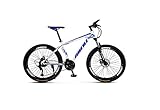 Mountainbike Unisex Hardtail Mountainbike MTB-Bike aus kohlenstoffhaltigem Stahlrahmen 26-Zoll-Mountainbike 21/24/27/30 Geschwindigkeiten mit Scheiben