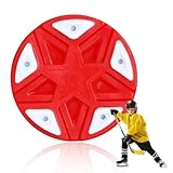 NHQZ NHQ StraßenhockeyPucks,Eishockey Pucks,Rollenpuck Rollenhockey,Eishockey Puck Classic für Erwachsene,Ice Hockey,Pop Puck,Ideal für Glatte Beläge,Inline-und Street Hockey,Rot