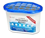 Invest Luftentfeuchter inkl. 230g Nachfüllpack Granulat Raumentfeuchter für Küche Bad Wohnzimmer, ohne Strom, Feuchtigkeitsabsorber (12)