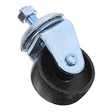 Uonlytech Zubehör Für Horizontale Wagenheber Ersatz-wagenheberrolle Rad Für Wagenheber Schwerlast-getrieberollen Anhänger-wagenheber-lenkrad Bodenheber Reparatur Lenkrollen Radrollen Metall