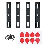 4 Stück Kennzeichenhalters Rahmenlos, Kenzeichenhalterungen Auto, Rahmenlose Nummernschildhalterun, Für Vordere Und Hintere Autoanhänger