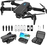 Drohne mit Kamera HD 1080P,Faltbare Drohne Lange Flugzeit,RC Quadcopter mit Tasche,3D Flip,One Key Start/Landen,Headless Mode,Flugbahnflug,Mini Drone Geschenk für Anfänger Kinder Jugendliche