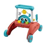 Fisher-Price - 2-Seiten Auto-Lauflernwagen, mitwachsendes interaktives Spiel-Center mit über 50 Liedern,Deutsche Edition, Babyspielzeug für Kinder ab 6 Monaten, HJP50