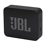 JBL GO Essential 2, tragbarer Bluetooth-Lautsprecher mit Original Pro Sound, bis zu 5 Stunden Akkulaufzeit, mit IP67 wasserdichtem Design, Schwarz