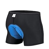 GBZIJIE Radlerhose Herren Elastic,Radlerhose Damen Atmungsaktive Radfahren Shorts unterwäsche Gel pad stoßfest Fahrrad Unterhose Road Bike Mann(001 D,M)