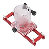 Holzschneider -Router -Basis, 2 in 1 Kompakte Holzpalmen -Router -Basis -Schlitzhalterung für Carbinet -Kleiderschrankmöbel, für ID 65 -mm -Trimmmaschine