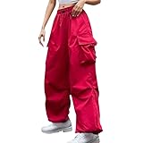 Hose für Damen, Interview, Champagner, mehrfarbig, athletische Jogger, dehnbare Arbeitshose für Damen, dunkel, hohe Taille, Klettern, schmal, ausgefallene Streifen, zierlich, rot, XXL