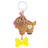 LAMAZE Pippin der Welpe Baby Spielzeug Clip On Baby Kinderwagen Spielzeug & Kinderwagen Spielzeug Neugeborenes sensorisches Spielzeug für Babys Jungen & Mädchen von 0-6 Monaten