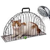 Yonuaret Katzen-Transportbox | Beißfester Netz Pflege Katzenkäfig - Multifunktionales Gerät für Haustierpflege Baden Reisen mit Welpen und Kätzchen für Zuhause Autofahrten und Innenbereich