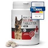 ReaVET Gelenktabletten Hund I 120 Stück für 8 Monate I Gelenke Tabletten für Hunde mit Grünlippmuschel I Für neue Bewegungsfreude I Gelenktabletten Hund