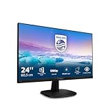 Philips 243V7QJABF - 24 Zoll FHD Monitor (1920x1080, 60 Hz, VGA, HDMI, DisplayPort) schwarz