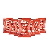 FruitySouls - Gefriergetrocknete Erdbeeren mit weißer Schokolade | 7er Pack (560g) Erdbeere Schoko weiß | Schokolierte Früchte | Gefriergetrocknete Früchte mit weißem Schokomantel | Schokofrüchte