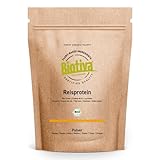 Reisprotein Bio 80% Protein 1kg - vegane Proteinquelle - ohne Zusätze - Frei von Gluten Soja und Lactose - Top Bio Qualität - Abgefüllt und kontrolliert in Deutschland - Biotiva