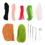 Cabilock DIY Filz Bastelset Schafwolle für Trockenfilzen und Nassfilzen Wollfilz Material für Filztiere Basteln Kreatives Handwerk für Erwachsene