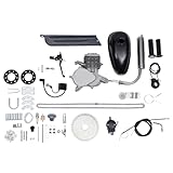 Futchoy 80cc Fahrradmotor Kits 2-Takt Fahrradmotor Kit Motorisierte Conversion Kit 44 Zähne Kettenrad motorisierte Benzin Hilfsmotor Bike Engine 48 km/h für Motorisierte Fahrräder