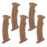 HOODANCOS 5 Stück Korkgriff Ersatzgriffe für Trekkingstöcke und Wanderstöcke Rutschfester Ergonomischer Griff aus Weichem Kork Universell Kompatibel für Outdoor und Senioren