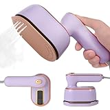 Reise-Dampfbügeleisen für Kleidung, tragbarer Mini-Handheld-Leichtdampfer, 180° drehbar, Bügel-Bügel-2 in 1,Schlafsaal-Essentials, Kleidungs-Hand Multi-direktionale anwendbare Dampfer ﻿