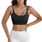 BuzkiK Damen Sexy Spitze Rückenfreies Oberteil Elegant Cami Tank Top Y2k Backless Top Sommer Aesthetic Clothes Camisole Streetwear Clubwear