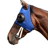 Pferdeaugenabdeckung – atmungsaktives, sanddichtes Netzgewebe, Blinker-Kapuze für Pferdesport, Wettkampftraining, Outdoor, Reiten, Pferdesport