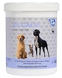 NutriLabs Zilcalm Beruhigungstabletten für Hunde - 90 STK. - mit Milchprotein, Ashwagandha, Probiotika, L-Tryptophan UVM. - Beruhigungsprodukte für Hunde - Nahrungsergänzungsmittel Hund