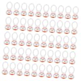 Ciieeo 50stücke Gardinenrollen Mit Kugellagern Für Leisen Vorhanglauf Passend Für Alte Schienen Vorhanggleiterhaken Für Mühelose Bewegung Gardinenschienenzubehör Für Schlafzimmer