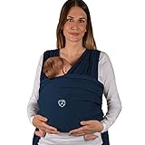 Koala Babycare Babytragetuch - Einfach anzuziehen - Elastisches Tragetuch bis zu 15kg - Verstellbar und Unisex