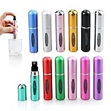 Ouxayapl 12 Stück 5ml Parfümzerstäuber,Parfümzerstäuber Nachfüllbar,Parfüm Abfüller,Parfum Zerstäuber Für Unterwegs,Urlaub,Camping,Business