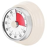 Magnet Timer, 60 Min Countdown Küchenhandbuch Mechanischer Küchentimer Magnetischer Magnetküchen Timer mit Bodenmagnetdesign für Home Kitchen Restaurant (#1) (#2)
