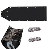 Hirsch -Drag -Schlitten - 23 X 76 Zoll Verstärktes Transportschlitten, Vielseitigem Energieverkehrswiderstand, Leichtes, Hartes Design | Outdoor -Jagdeiseisfischerei Transportausrüstung Camp