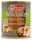 Valenzi Wildpilze Steinpilze geschnitten, 6er Pack (6 x 455g)