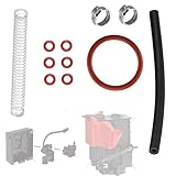 Snapworld-Kaffee Dichtung O-Ring Wartungssatz Ersatz Schlauch + Knickschutzfeder kompatibel mit Siemens & Bosch EQ.3 s100 s300 s500 VeroCup 100 300 sowie EQ.9 s300 s500 s700 s900 zu Brühgruppe